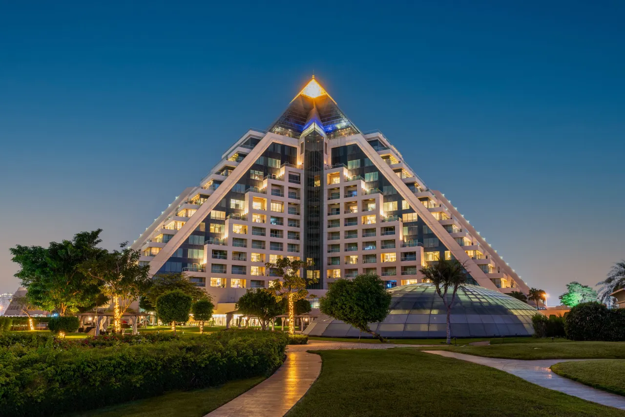 Raffles Dubai hotel image from Expedia