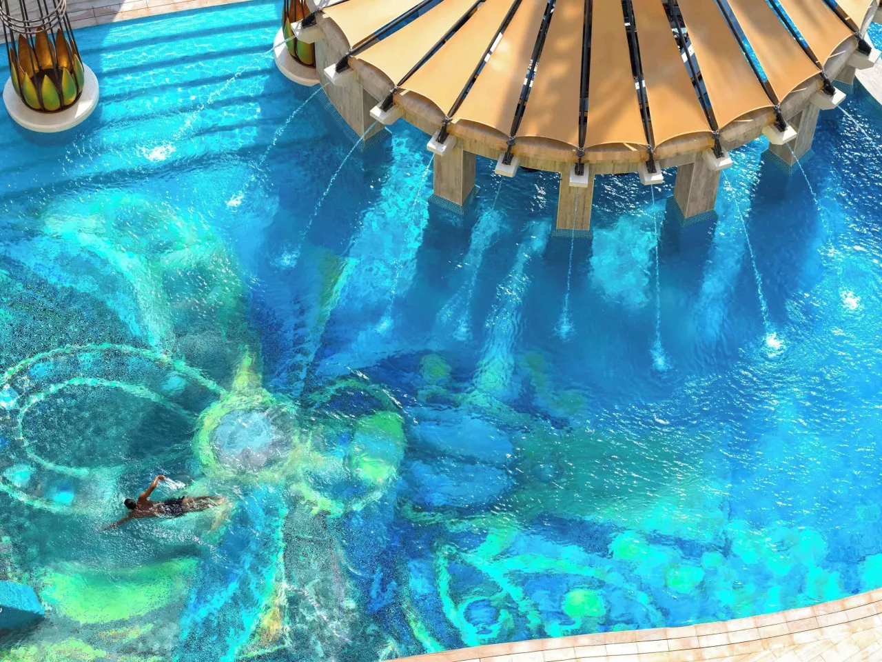 Raffles Dubai hotel image from Expedia